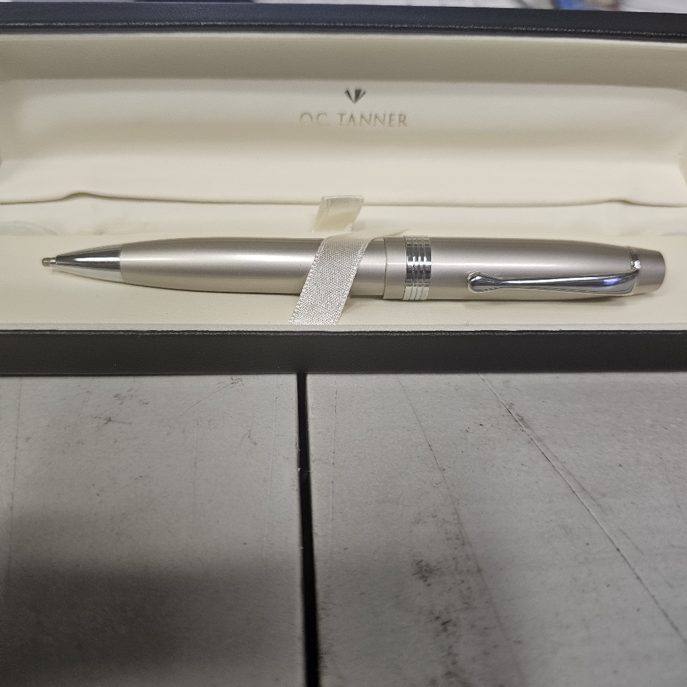 O.C Tanner Metallic Grey Ballpoint Pen